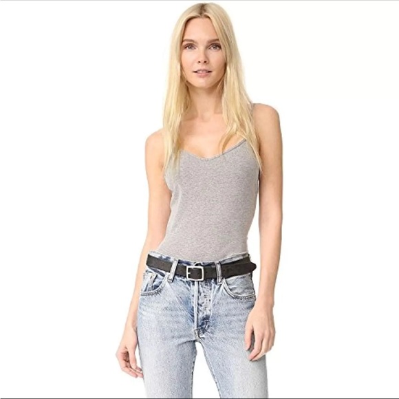 NWOT Free People Grey Bodysuit - Picture 6 of 6